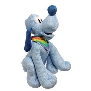 Just Play Disney Rainbow Collection 8 Pluto Plush Toy Figurine NEW